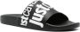 Just Cavalli Zwarte Pool Slide Sandalen - Thumbnail 3