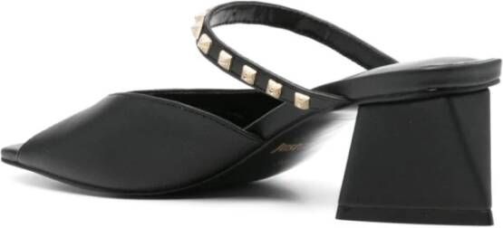 Just Cavalli Zwarte Sandalen voor Vrouwen Ss24 Black Dames