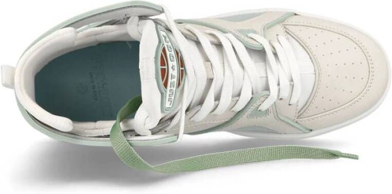 Just DON Beige Basketbalsneakers met Perforaties Beige Heren