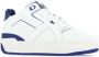 Just DON Tweekleurige lederen courtside lo jd3 sneakers White Heren - Thumbnail 2