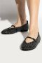 JW Anderson Suede Kid Rubberen Zool Ballerina's Black Dames - Thumbnail 5