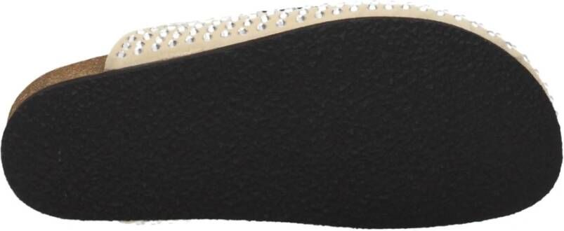 JW Anderson Beige Leren Slofje Casual Stijl