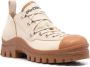 JW Anderson Beige Leren Veterschoenen Enkellaarzen Beige Dames - Thumbnail 2