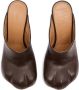 JW Anderson Bruin Leren Instap Blokhak Schoenen - Thumbnail 2