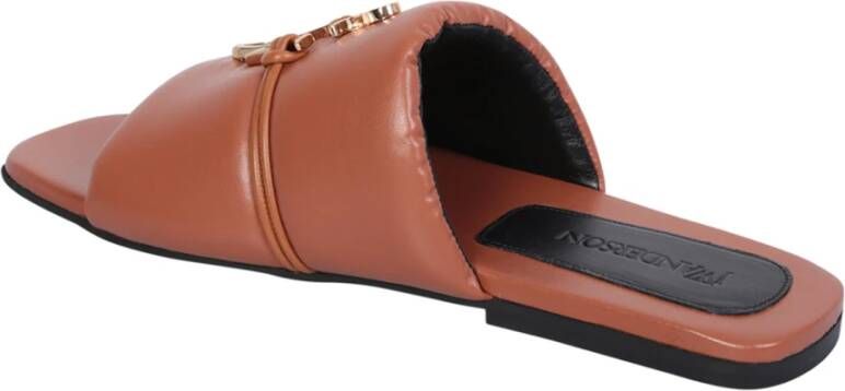 JW Anderson Bruine Leren Sandalen voor Vrouwen