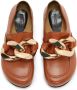JW Anderson Casual Oranje Leren Loafers Orange Dames - Thumbnail 9