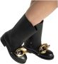 JW Anderson Ketting Rubberen Laarzen Stijlvolle Mode Zwart Dames - Thumbnail 5