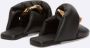 JW Anderson Gouden Chain Link Platte Sandalen Black Dames - Thumbnail 4