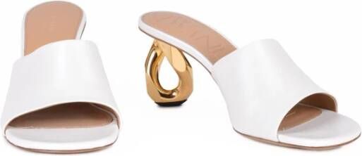 JW Anderson Geometrische muiltje sandaal in leer