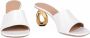 JW Anderson Geometrische muiltje sandaal in leer - Thumbnail 2