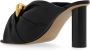 JW Anderson Zwarte Twist Detail Leren Muiltjes - Thumbnail 7