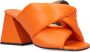 JW Anderson Twisted Heel Chain Sandalen Orange Dames - Thumbnail 3