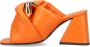 JW Anderson Twisted Heel Chain Sandalen Orange Dames - Thumbnail 4