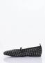 JW Anderson Suede Kid Rubberen Zool Ballerina's Black Dames - Thumbnail 11