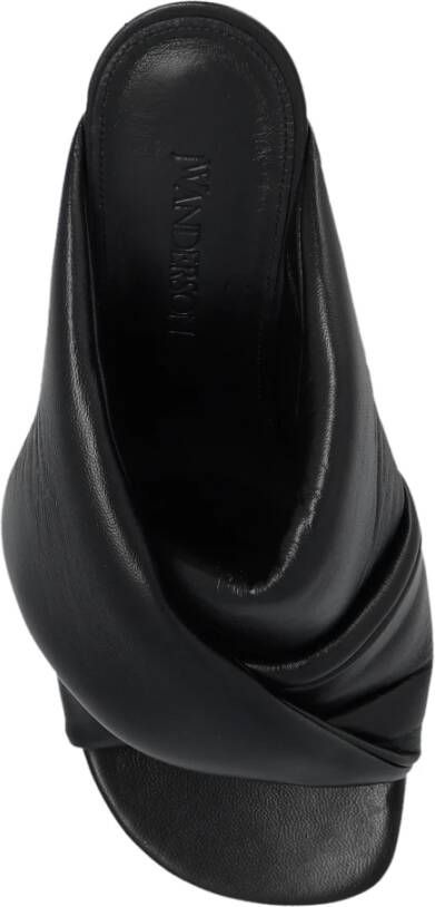 JW Anderson Leather mules Zwart Dames