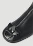 JW Anderson Leren boksschoenen met gegraveerde logo hangsloten Zwart Dames - Thumbnail 5