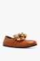 JW Anderson Casual Oranje Leren Loafers Orange Dames - Thumbnail 4