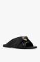 JW Anderson Gouden Chain Link Platte Sandalen Black Dames - Thumbnail 7