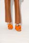 JW Anderson Twisted Heel Chain Sandalen Orange Dames - Thumbnail 8
