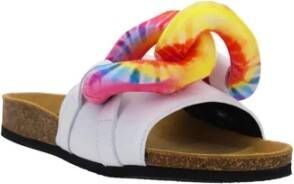 JW Anderson Witte platte sandalen voor de zomer Wit Dames