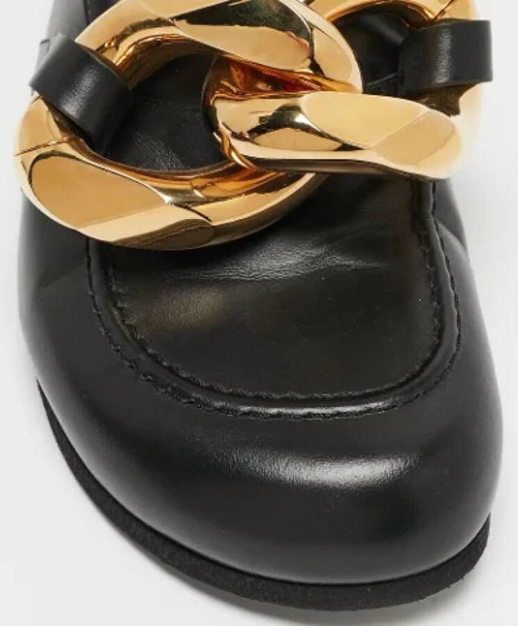 JW Anderson Pre-owned Leather mules Black Dames