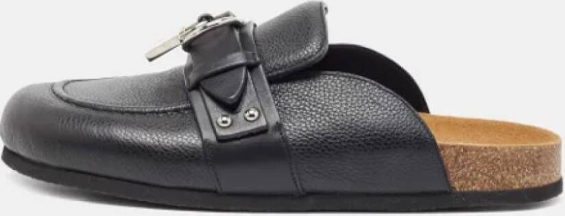 JW Anderson Pre-owned Leather mules Black Heren