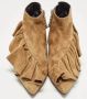 JW Anderson Pre-owned Suede boots Brown Dames - Thumbnail 3