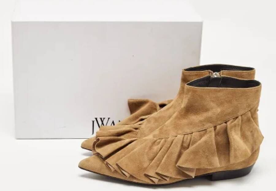 JW Anderson Pre-owned Suede boots Brown Dames