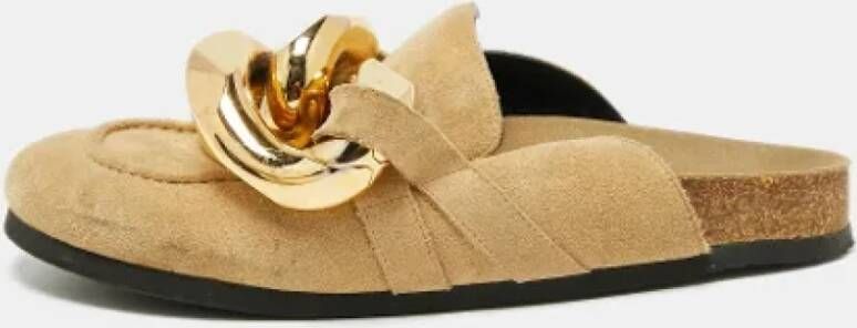 JW Anderson Pre-owned Suede sandals Beige Dames