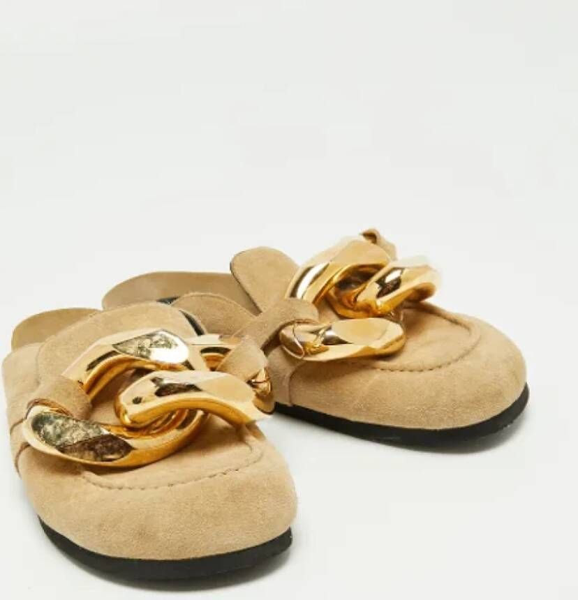 JW Anderson Pre-owned Suede sandals Beige Dames