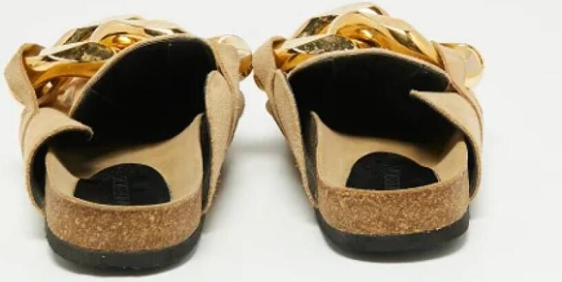 JW Anderson Pre-owned Suede sandals Beige Dames