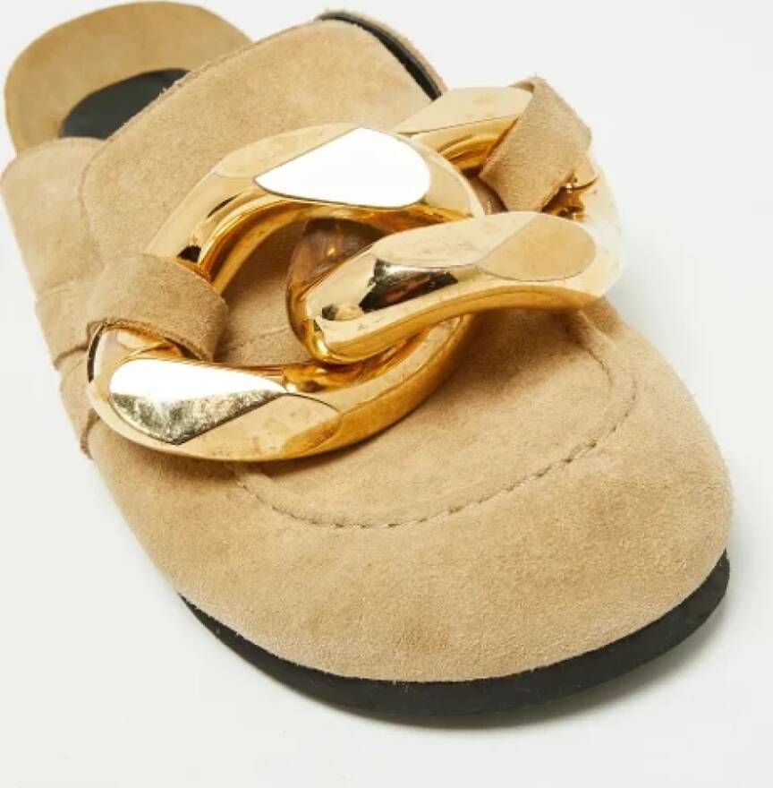 JW Anderson Pre-owned Suede sandals Beige Dames