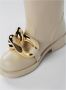 JW Anderson Lage Hak Kettinglaarzen Beige Dames - Thumbnail 3