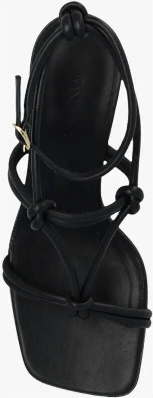 JW Anderson Hoge hak sandalen met decoratieve knopen Zwart Dames