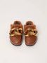 JW Anderson Shearling Chain Loafer Mules Aw22 Brown Dames - Thumbnail 2