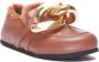 JW Anderson Bruine Chain Loafer Gesloten Achterflats Brown Dames - Thumbnail 2