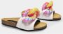 JW Anderson Glamour Chain Slides in wit leer Multicolor Dames - Thumbnail 2
