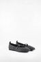 JW Anderson Suede Kid Rubberen Zool Ballerina's Black Dames - Thumbnail 4