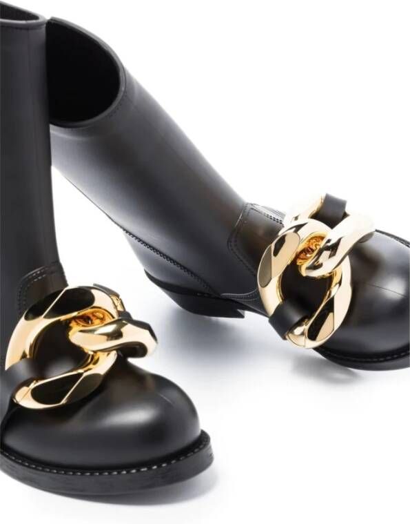 JW Anderson Zwarte enkellaarzen voor casual stijl Black Dames