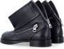 JW Anderson Zwarte Gesloten Biker Enkellaarzen - Thumbnail 2