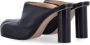 JW Anderson Zwarte Gesloten Neus Leren Muil Hakken - Thumbnail 2