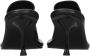 JW Anderson Zwarte Leren Open Teen Sandalen - Thumbnail 2