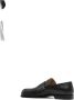 JW Anderson Zwarte Leren Penny Strap Instap Schoenen - Thumbnail 2