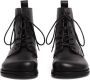 JW Anderson Zwarte Leren Veterschoenen met Platte Zool - Thumbnail 2