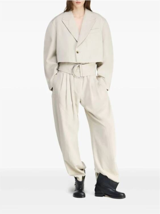 JW Anderson Zwarte ritssluiting ronde neus schoenen