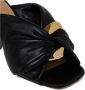 JW Anderson Zwarte Twist Detail Leren Muiltjes - Thumbnail 2