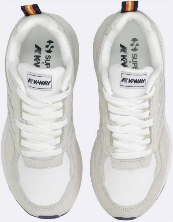 K-way Witte Licht Sneakers Beige Unisex