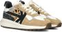 Kaotiko Detroit Glam Sneakers Dames Beige - Thumbnail 3