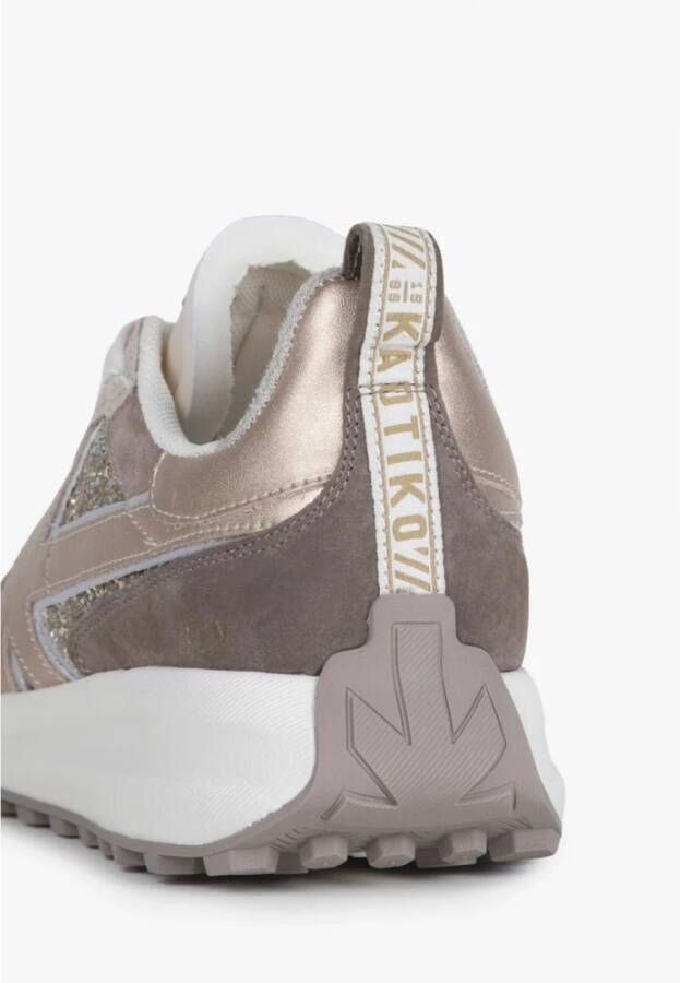 Kaotiko Glam Champagne Sneakers voor vrouwen