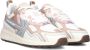 Kaotiko Detroit Sneakers Leren Sneaker Dames Lichtroze - Thumbnail 4